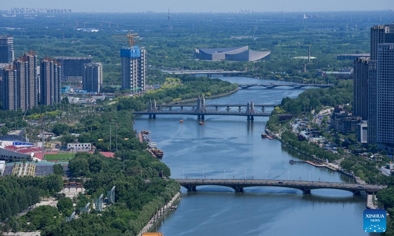 This photo taken on May 29, 2026 shows a view of the Beijing Municipal Administrative Center in Beijing, capital of China. From 2016 to 2026, the Beijing Municipal Administrative Center marks a decade of planning and development. Over the past ten years, it has undergone a remarkable transformation into a vibrant modern area. Photo: Xinhua