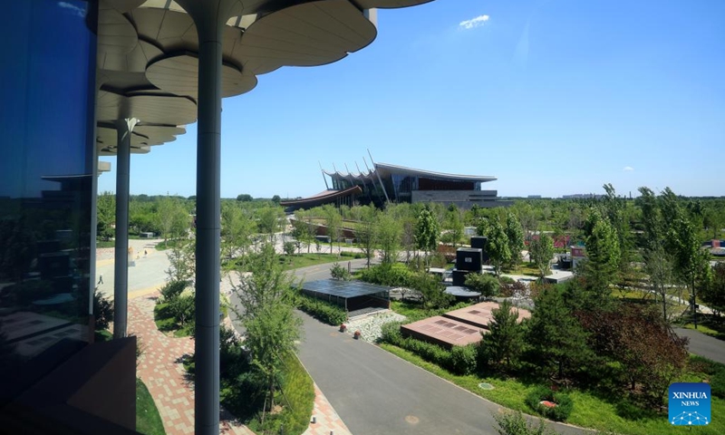 This photo taken on May 29, 2026 shows a view of the Grand Canal Museum of Beijing in the Beijing Municipal Administrative Center in Beijing, capital of China. From 2016 to 2026, the Beijing Municipal Administrative Center marks a decade of planning and development. Over the past ten years, it has undergone a remarkable transformation into a vibrant modern area. Photo: Xinhua