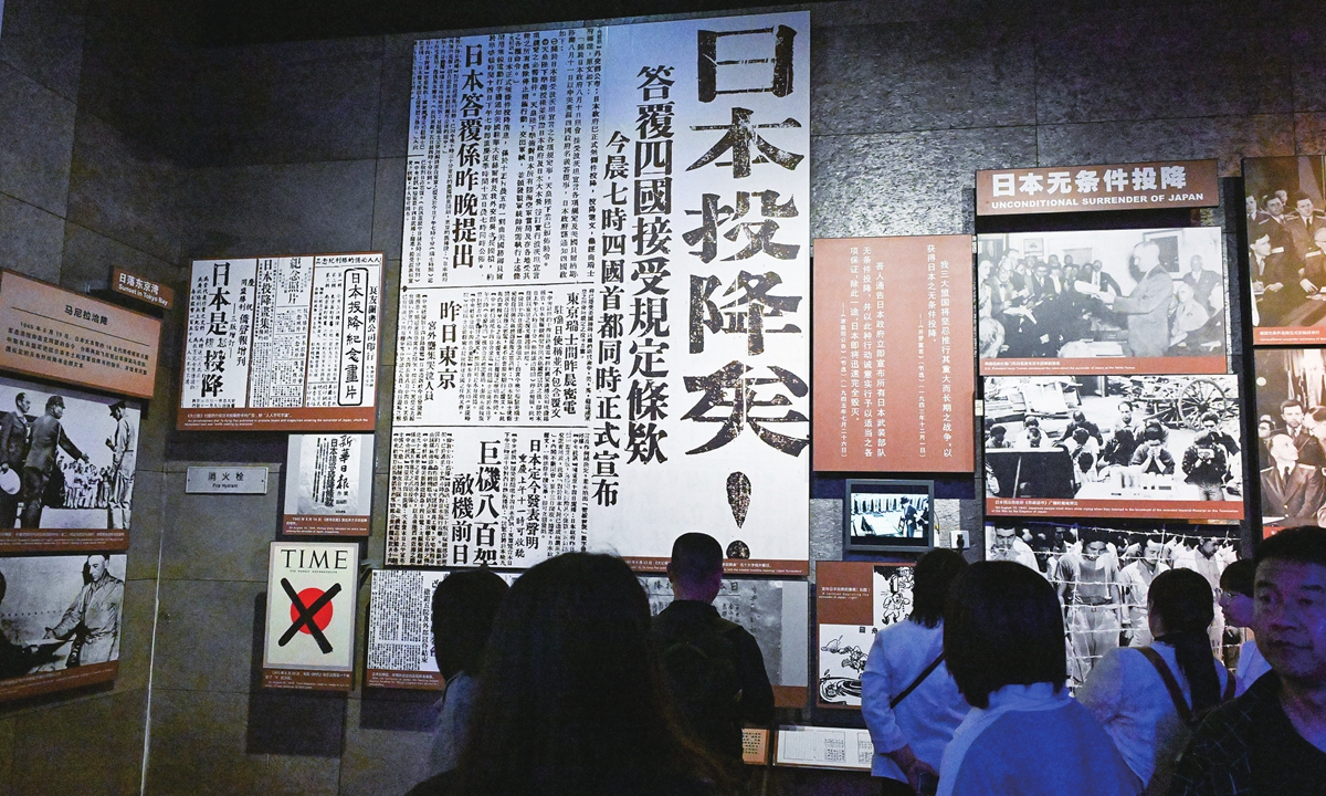 People gather at the Memorial Hall of the Victims in Nanjing Massacre by Japanese Invaders to mourn the deceased and pay their respects amid the 80th anniversary of the opening of the Tokyo Trial on May 2, 2026. Photo: VCG