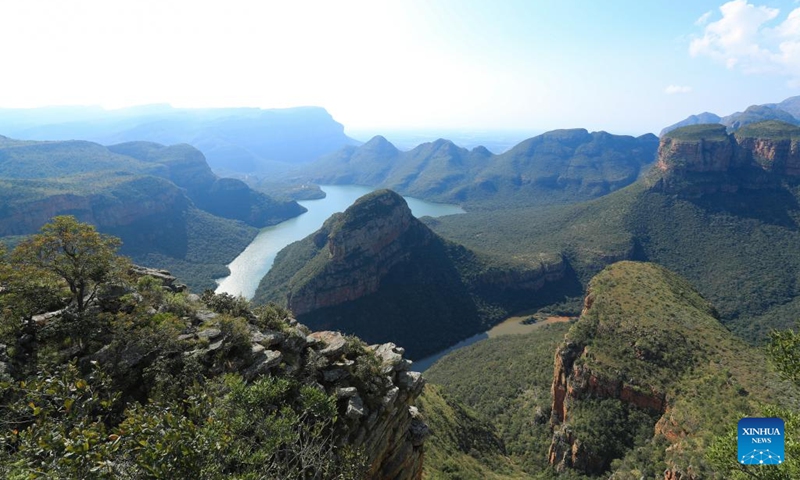 This photo taken on June 1, 2026 shows the Blyde River Canyon in Mpumalanga Province, South Africa. Blyde River Canyon is known for its rich landscapes and diverse wildlife and flora. (Photo: Xinhua)