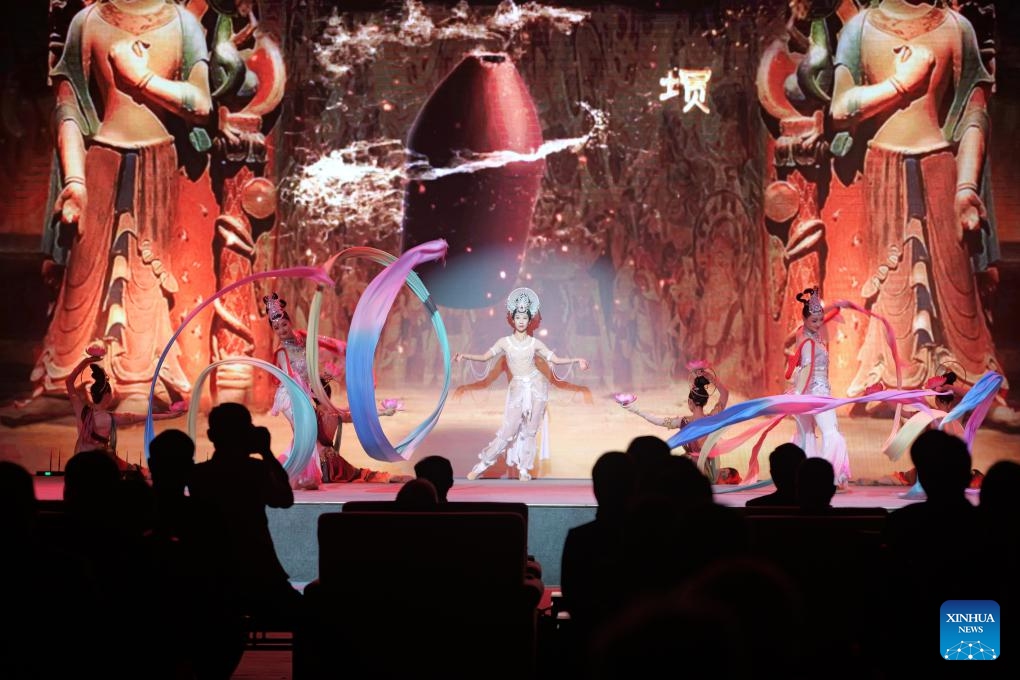 Actresses perform during the third World Conference of Sinologists in Dunhuang, northwest China's Gansu Province, June 3, 2026. The third World Conference of Sinologists opened on Wednesday in Dunhuang, a key hub on the ancient Silk Road in northwest China's Gansu Province. The event has seen scholars and cultural figures from around the world explore how Chinese civilization can contribute to addressing shared global challenges amid growing uncertainty. (Photo: Xinhua)