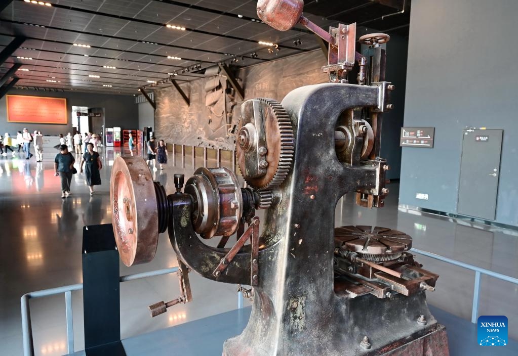 This photo taken on June 2, 2026 shows a custom-made French slotting machine at the initial period of the Foochow Arsenal, displayed at the Museum of Foochow Arsenal 1866 in the Foochow Arsenal cultural park in Fuzhou, southeast China's Fujian Province.

Located on the bank of the Majiang River in Fuzhou is the precious industrial and cultural heritage site known as the Foochow Arsenal, which stands as a witness to China's Self-Strengthening Movement and a memorable chapter in the country's modernization journey. (Xinhua/Lin Shanchuan)
