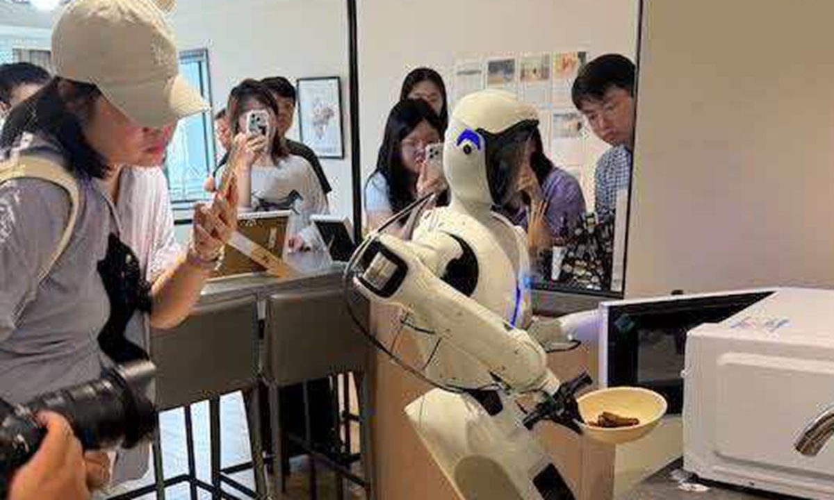 globaltimes.cn - Shen Sheng - China's first general-purpose humanoid robot undergoes real-home trials