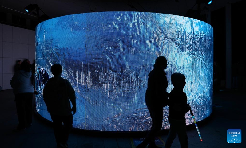 People visit the Vivid Sydney light festival in Sydney, Australia, June 6, 2026. The annual Vivid Sydney light festival is held here from May 22 to June 13 this year. Photo: Xinhua