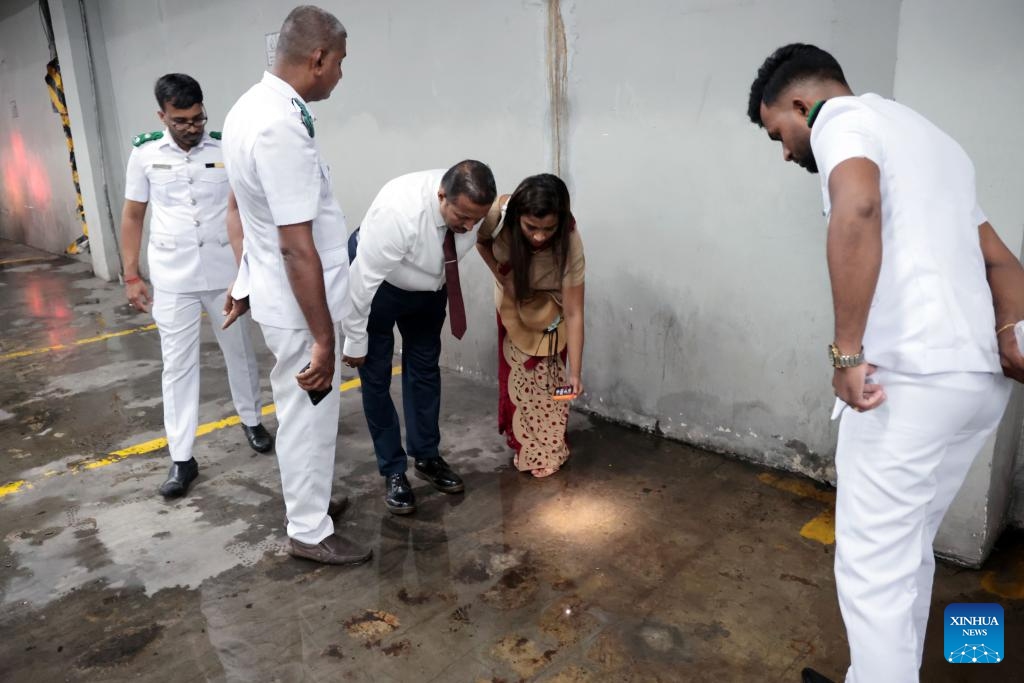 Health officials inspect a potential mosquito breeding site in Colombo, Sri Lanka, on June 8, 2026. Sri Lankan health authorities inspected more than 70,000 premises on the first day of a three-day national dengue mosquito control program that started on Monday, the Ministry of Health and Mass Media said on Tuesday. Sri Lanka has reported 36,168 dengue cases so far this year, with 20 deaths, according to the ministry. (Photo: Xinhua)