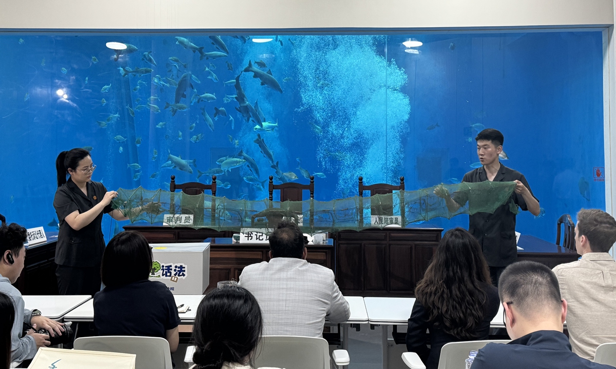 Picture of circuit court in Chongming island, Shanghai. Photo: Zhao Yusha/GT