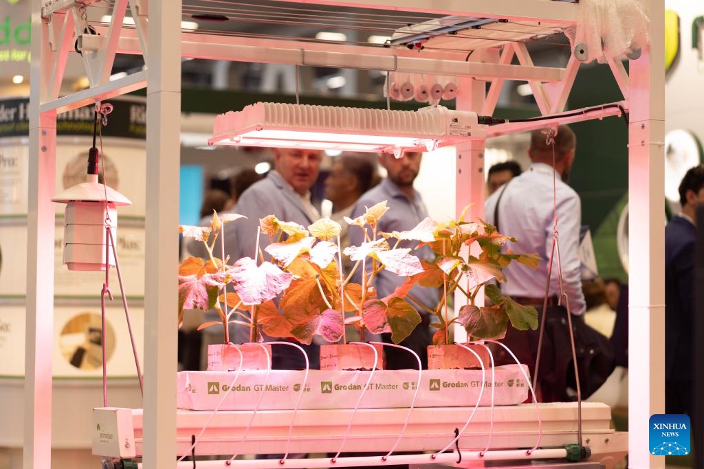 People visit the GreenTech Amsterdam 2026 in Amsterdam, the Netherlands, June 10, 2026. The three-day event that kicked off here Tuesday showcases the innovations in the horticulture industry. (Photo: Xinhua)