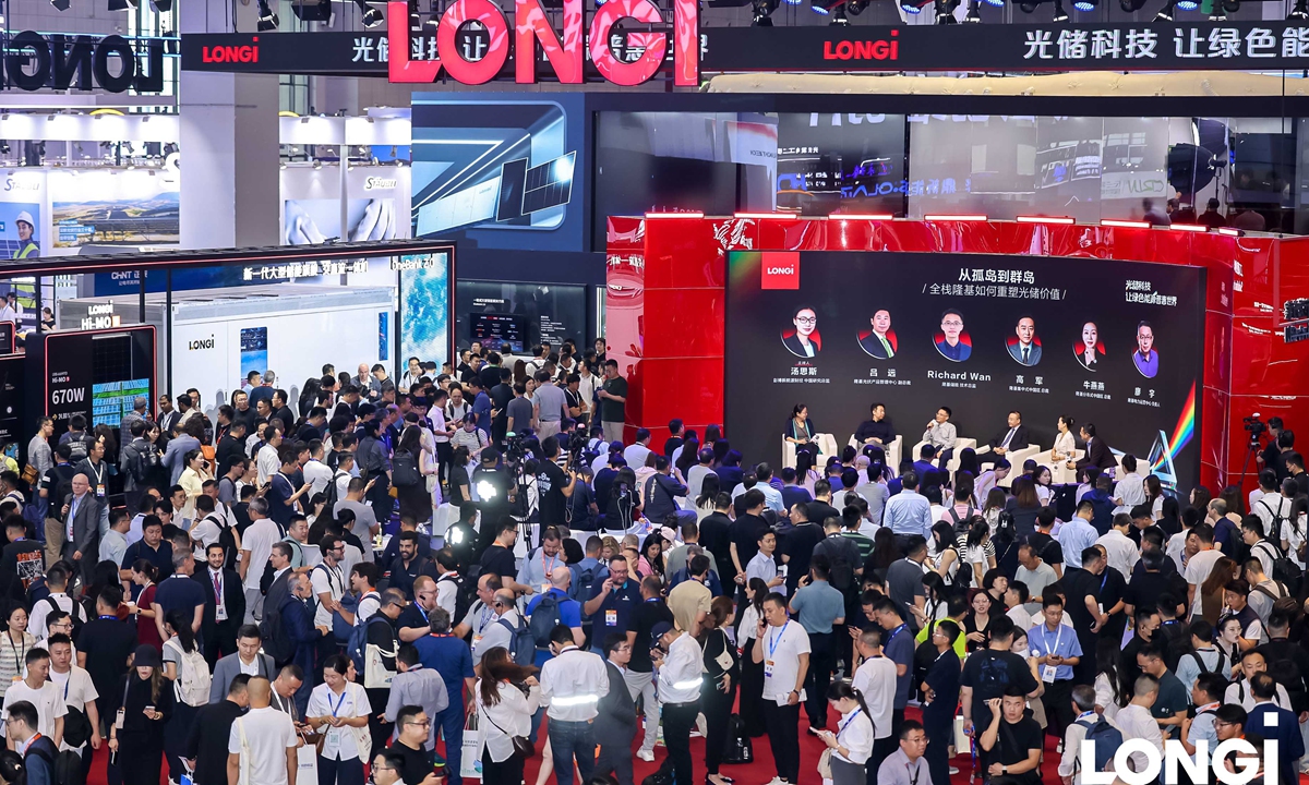 globaltimes.cn - LONGi's Solar-Storage Technology Debuts at SNEC 2026, Building a