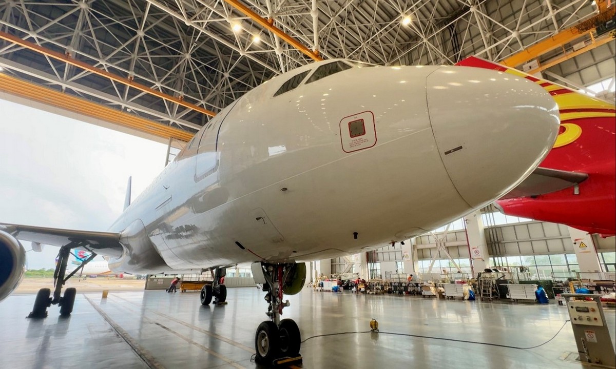 China's Hainan FTP starts first aircraft dismantling project on June 12, 2026. Photo: Courtesy of Grand China Aviation Maintenance Co