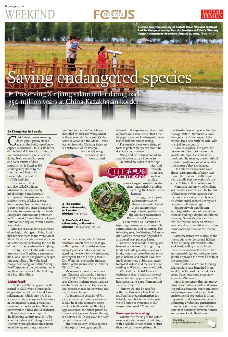 Saving endangered species