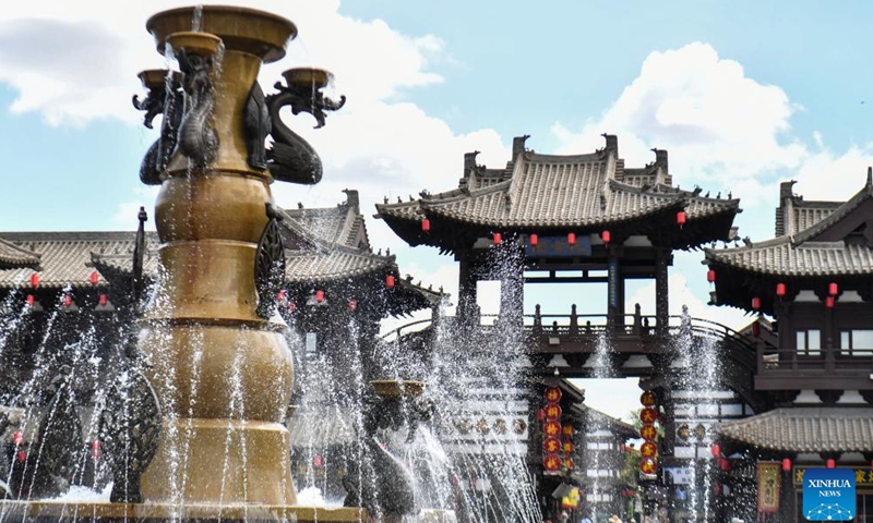This photo taken on June 10, 2026 shows a view of the ancient city of Datong in north China's Shanxi Province.

Datong, home to the Yungang Grottoes and dubbed a living history of Chinese architecture, has in recent years pivoted to leveraging its rich cultural heritage with content innovations and digital technologies. (Xinhua/Cao Yang)