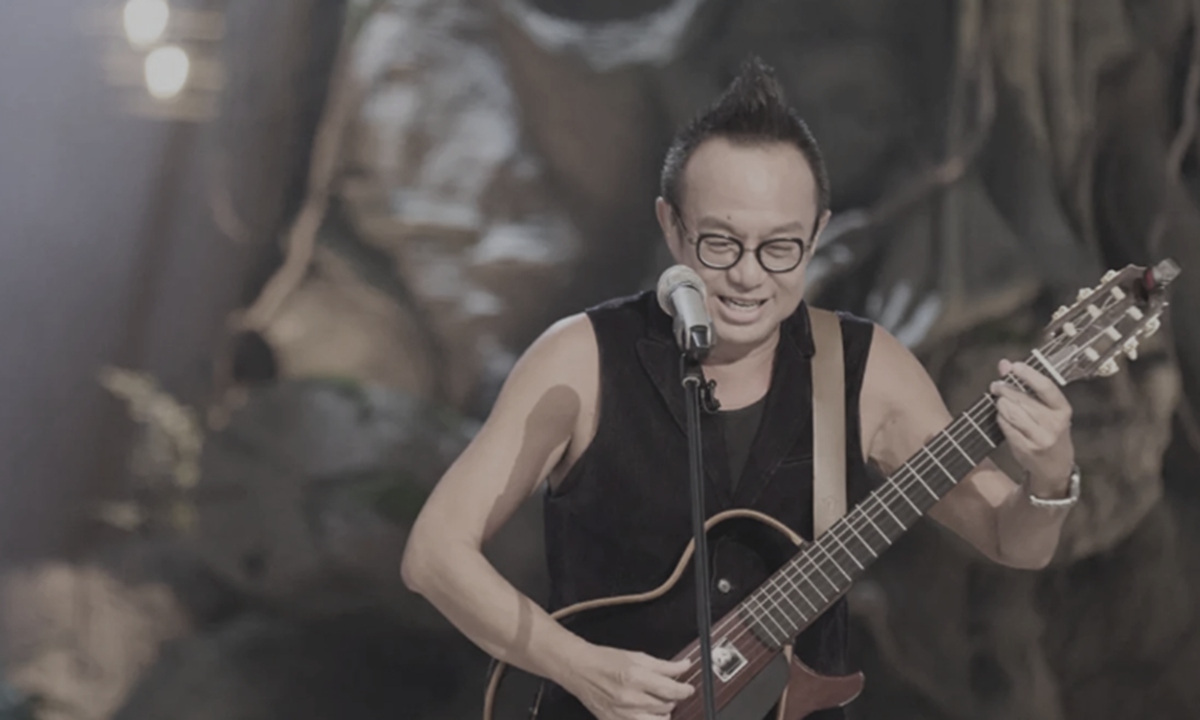 Hong Kong-born singer-songwriter David Wong Photo: Hunan TV