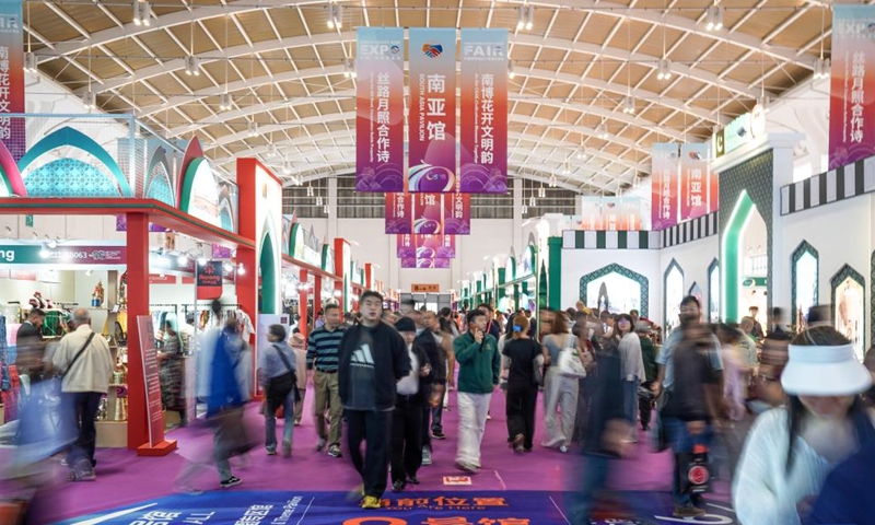 People visit the 10th China-South Asia Expo in Kunming, southwest China's Yunnan Province, June 12, 2026.Photo: Xinhua
