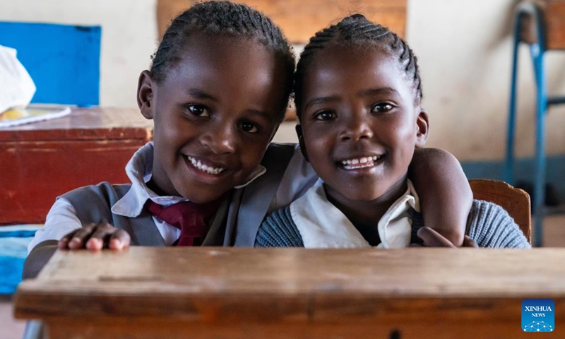 Children are pictured at a school in Machakos County, Kenya, June 15, 2026. The Day of the African Child, observed every year on June 16, is a day to honor the resilience of children and reflect on the progress made in ensuring their rights across Africa. The theme of this year's event is Ensuring universal access to water, sanitation and hygiene for every child in Africa. (Photo: Xinhua)