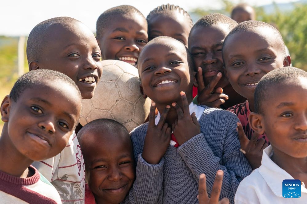 Children are pictured at a school in Machakos County, Kenya, June 15, 2026. The Day of the African Child, observed every year on June 16, is a day to honor the resilience of children and reflect on the progress made in ensuring their rights across Africa. The theme of this year's event is Ensuring universal access to water, sanitation and hygiene for every child in Africa. (Photo: Xinhua)