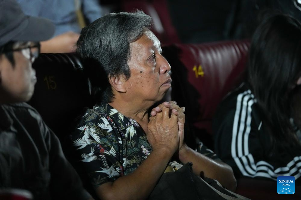 A woman attends the special screening of Chinese film Dear You in Kuala Lumpur, Malaysia, June 15, 2026. The film will be released in major cinemas across Malaysia starting June 18. (Photo: Xinhua)