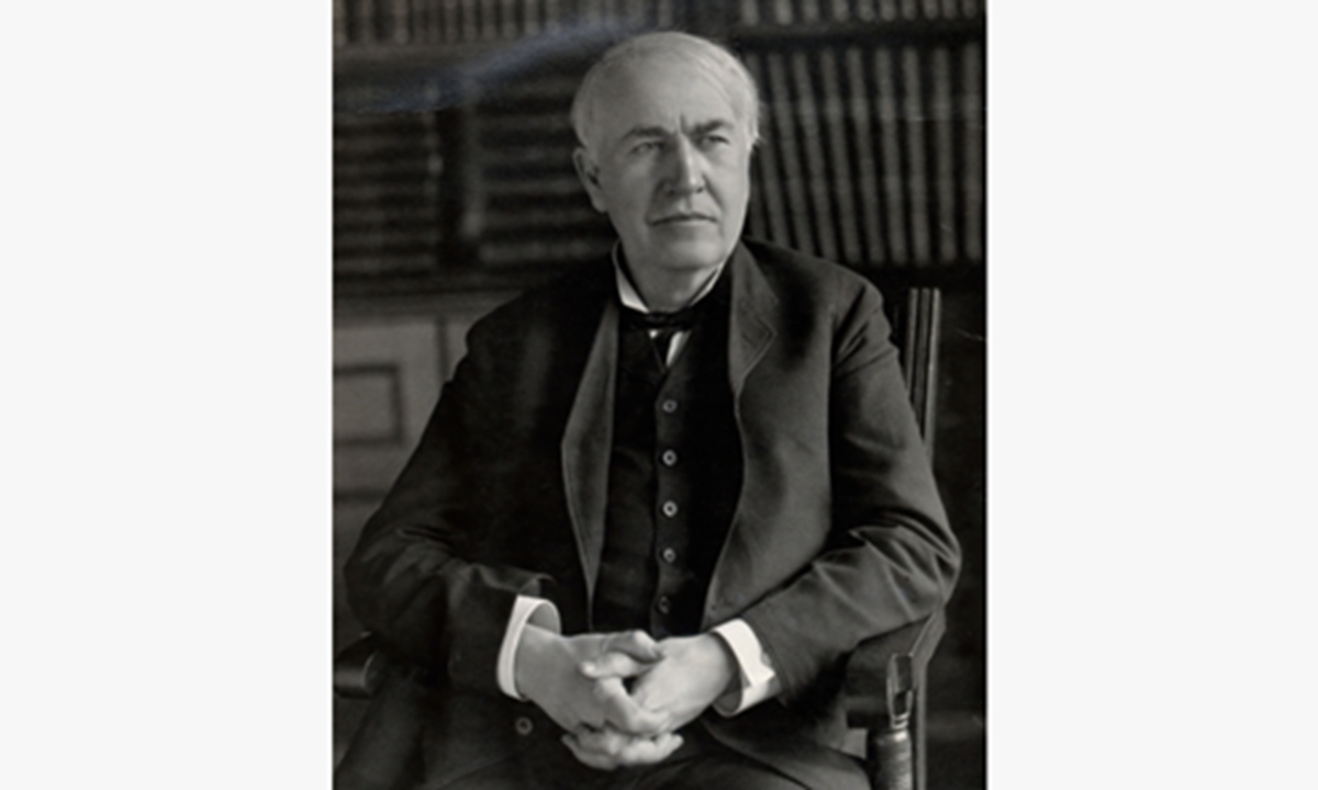 File photo of American inventor Thomas Edison Photo: VCG