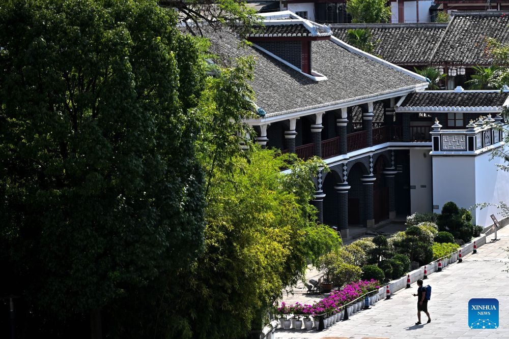 This photo taken on Aug. 17, 2026 shows the site of the Zunyi Meeting in Zunyi City, southwest China's Guizhou Province.
Renovation of the site of the Zunyi Meeting goes smoothly and will soon be completed. (Xinhua/Liu Jinhai)