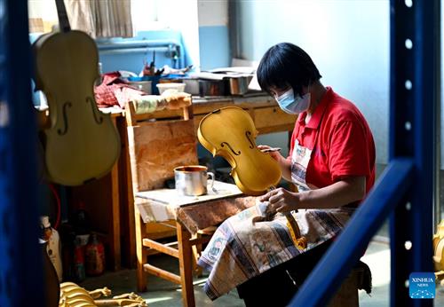 globaltimes.cn - Xinhua - Henan's Queshan thrives in violin manufacturing and global exports