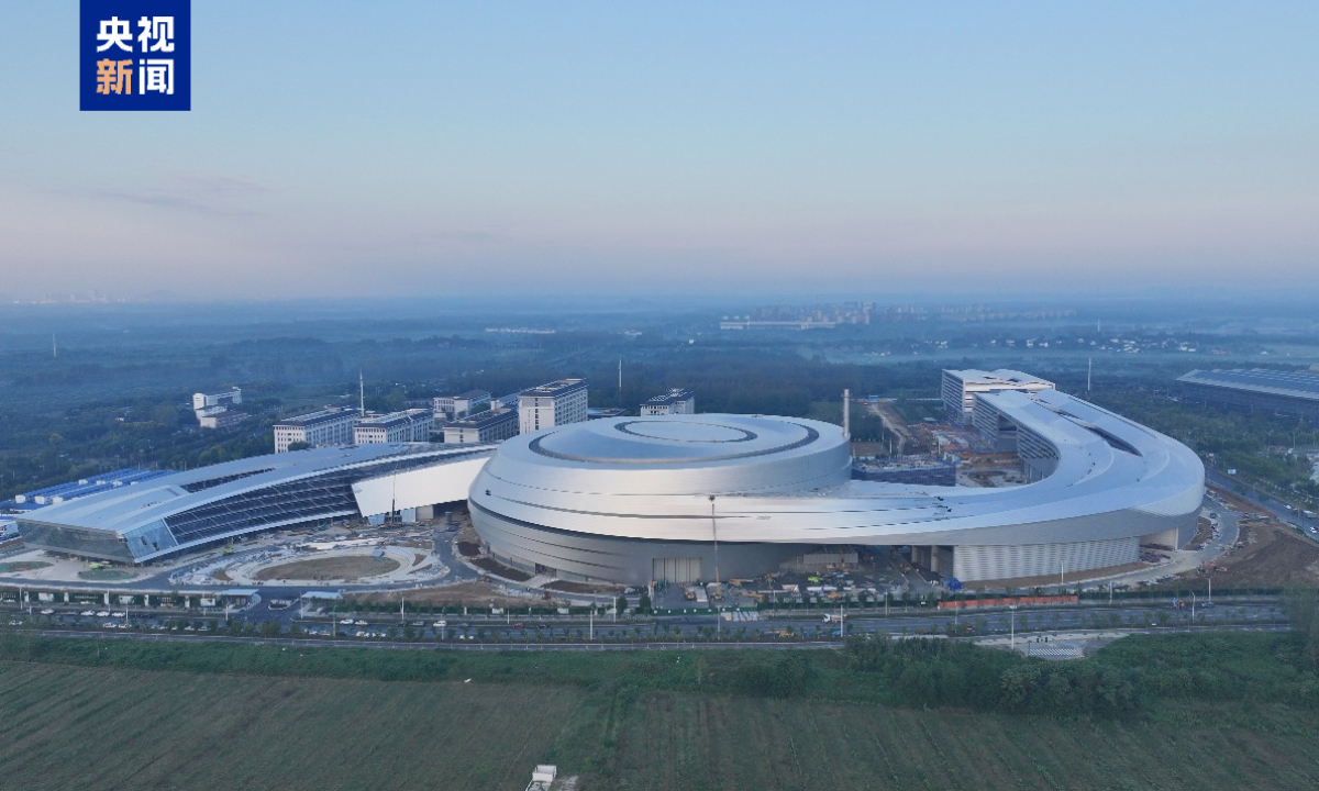 The project campus of the Burning Plasma Experimental Superconducting Tokamak (BEST) Photo: Screenshot from CCTV News