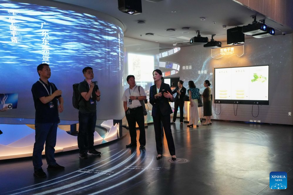 People visit the Exhibition Hall of the Project for the Protection of Language Resources of China in Changsha, central China's Hunan Province, Aug. 24, 2026. A new exhibition hall dedicated to the preservation of China's diverse language resources opened on Monday in Changsha, capital of central China's Hunan Province, bringing a decade-long effort to document languages and dialects to the public through digital and interactive displays.

The Exhibition Hall of the Project for the Protection of Language Resources of China, located in the Hunan Museum, brings together recordings and other language materials collected from more than 1,800 field survey sites across China, covering Chinese dialects, ethnic minority languages and related cultural traditions. (Xinhua/Xue Yuge)