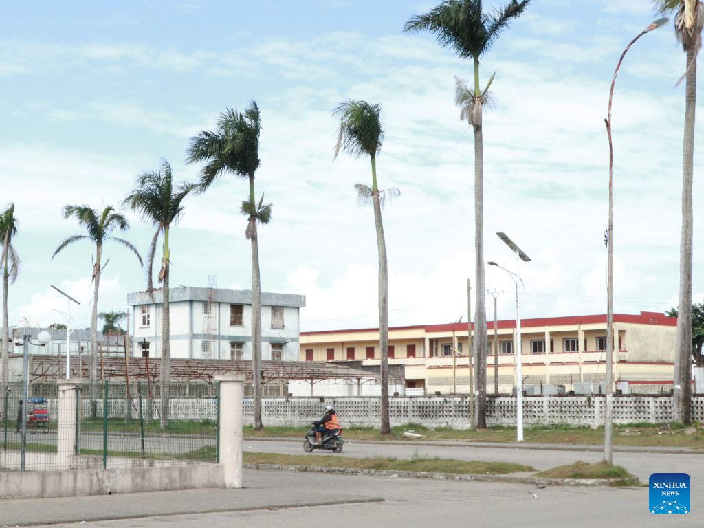 This photo taken on Aug. 8, 2026 shows a street view in Toamasina, Madagascar. Toamasina is a major port city on Madagascar's east coast. (Xinhua/Chen Shaohua)