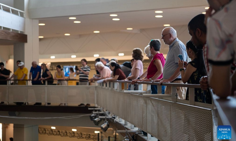 Visitors watch a performance in Berliner Philharmonie in Berlin, capital of Germany, June 21, 2026.

Visitors explored Berliner Philharmonie during its Open Day event on Sunday through open rehearsals, concerts and interactive activities. (Xinhua/Zhang Haofu)