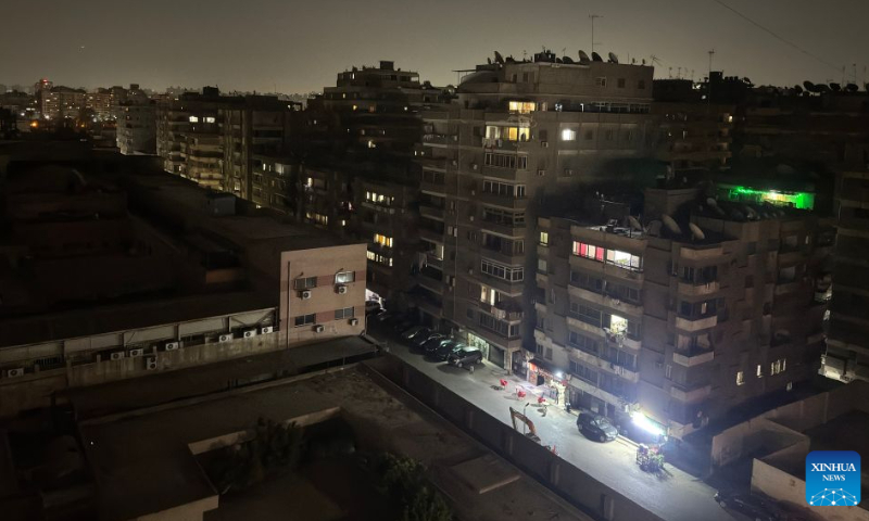 This photo taken on Aug. 3, 2026 shows a street of Cairo, Egypt. A magnitude 5.6 earthquake struck northeast of Sharm el-Sheikh early Monday, and noticeable tremors were felt in the Egyptian capital. (Xinhua/Ahmed Gomaa)