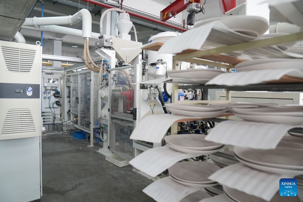 This photo taken on Sept. 10, 2026 shows an electric kiln at an intelligent workshop in Jingdezhen, east China's Jiangxi Province. Jingdezhen, known worldwide as China's
