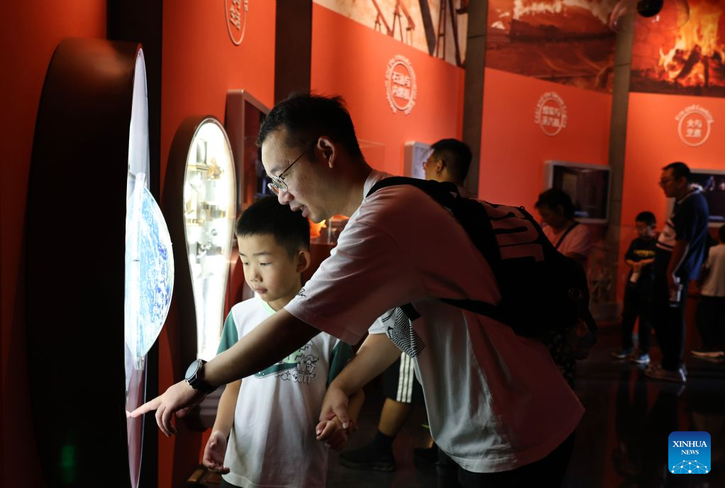 People visit the Shanghai Science and Technology Museum in Shanghai, east China, Aug. 18, 2026.

The number of visits to Shanghai Science and Technology Museum exceeded 100 million on Tuesday since its opening in 2001. It is a comprehensive science and technology museum complex that integrates a science and technology museum, a natural history museum, and a planetarium. (Xinhua/Fang Zhe)
