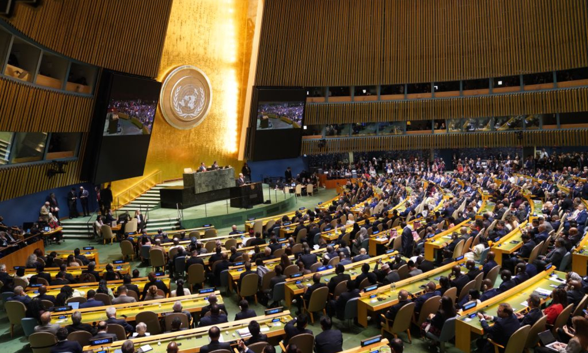 The General Debate of the 81st session of the United Nations General Assembly is held at the UN headquarters in New York, Sept. 22, 2026. The General Debate of the 81st session of the UN General Assembly opened at the UN headquarters in New York on Tuesday. The theme of the general debate is Restoring trust, managing transformation: a United Nations that delivers for all. (Xinhua/Zhang Fengguo)