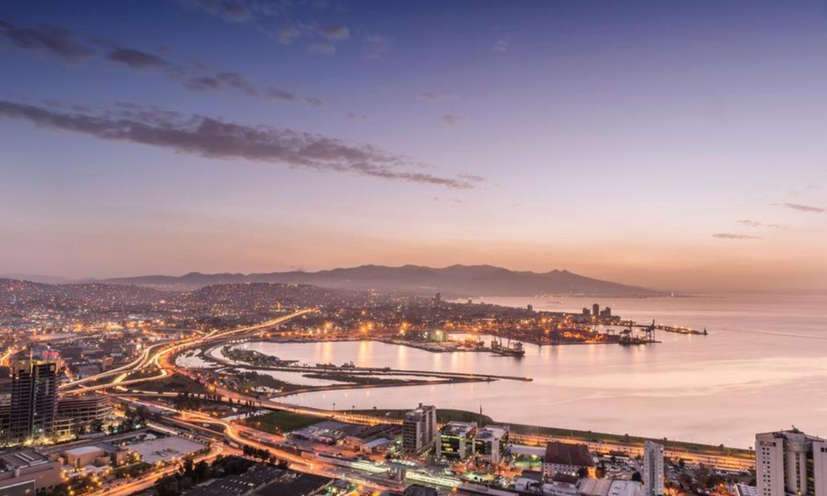 An aerial drone photo taken on July 21, 2025 shows the Port of Izmir, in Izmir, Türkiye. Türkiye's Aegean city of Izmir is pitching itself as a strategic partner for Chinese investors. (Izmir Metropolitan Municipality/Handout via Xinhua)