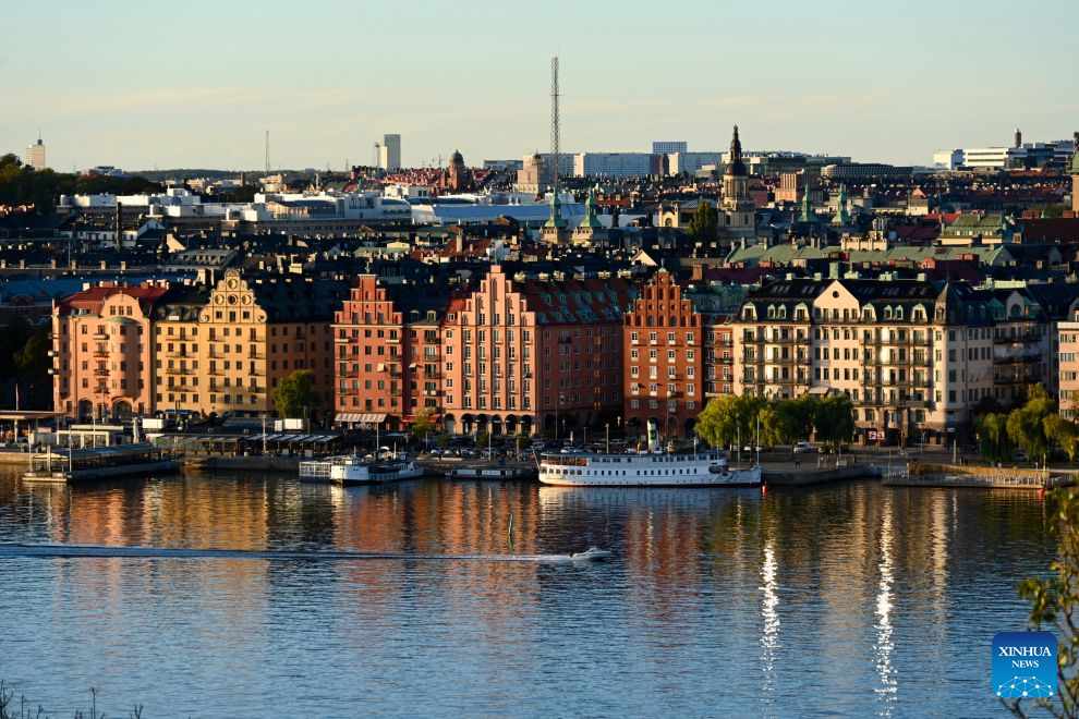 This photo taken on Oct. 7, 2026 shows a city view in Stockholm, Sweden. (Xinhua/Lyu You)