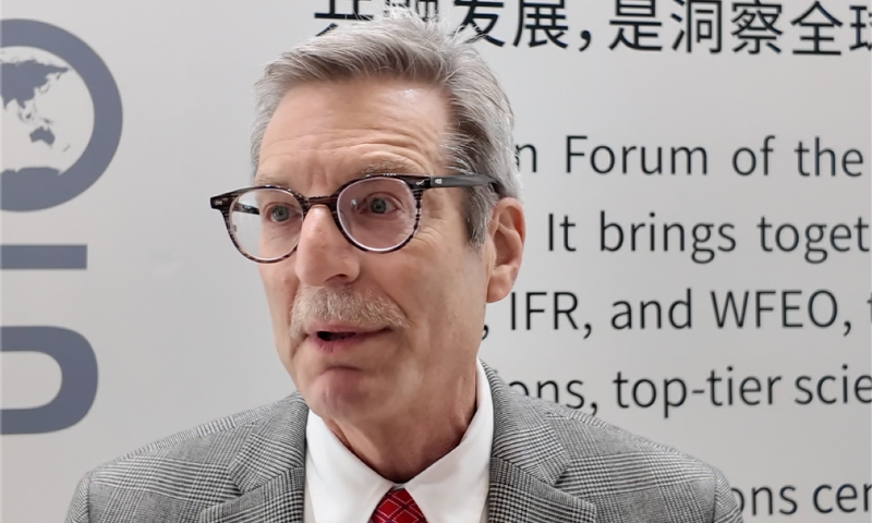 Jeff Burnstein, president of the US-based Association for Advancing Automation (A3) Photo: Zhang Yiyi/GT
