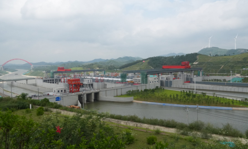 A view of the Pinglu Canal in Hengzhou, South China's Guangxi Zhuang Autonomous Region, on August 19, 2026 Photo: Chu Daye/GT