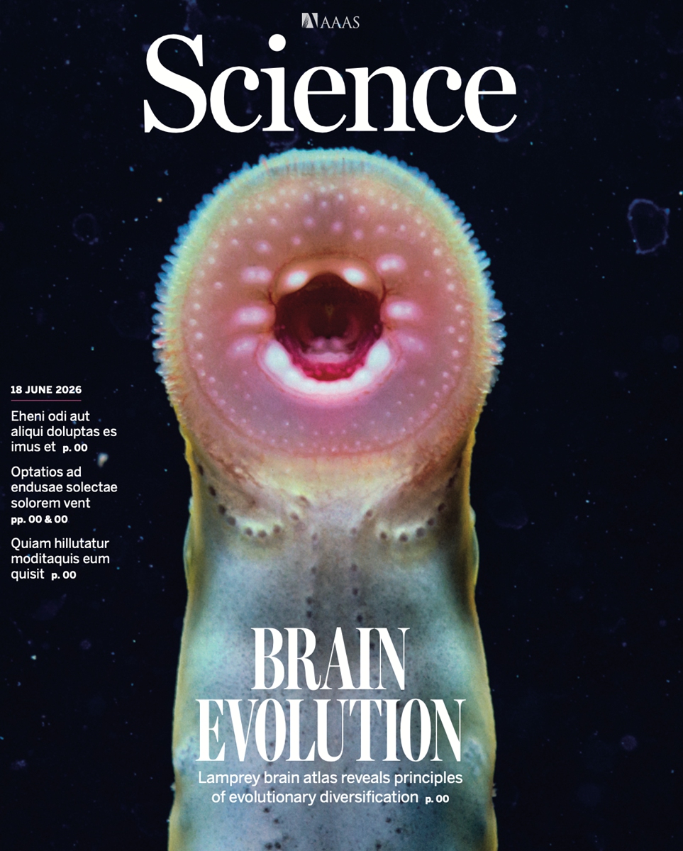 Cover of the journal Science