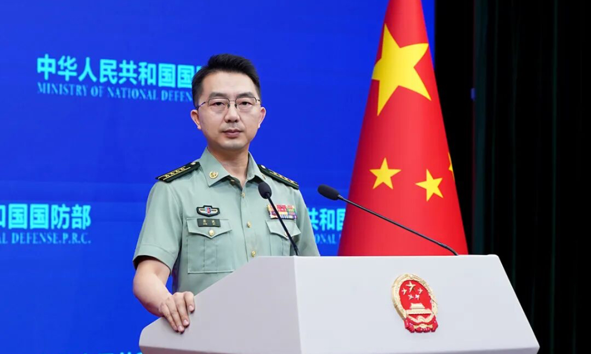 Jiang Bin, spokesperson for China's Ministry of National Defense