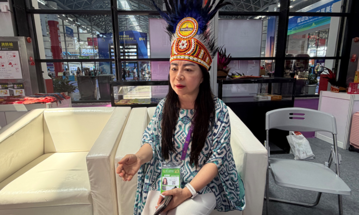 Jenny Widjaja, founder of Sagolicious Indonesia Prima, speaks with the Global Times on September 18, 2026. Photo: Chu Daye/GT