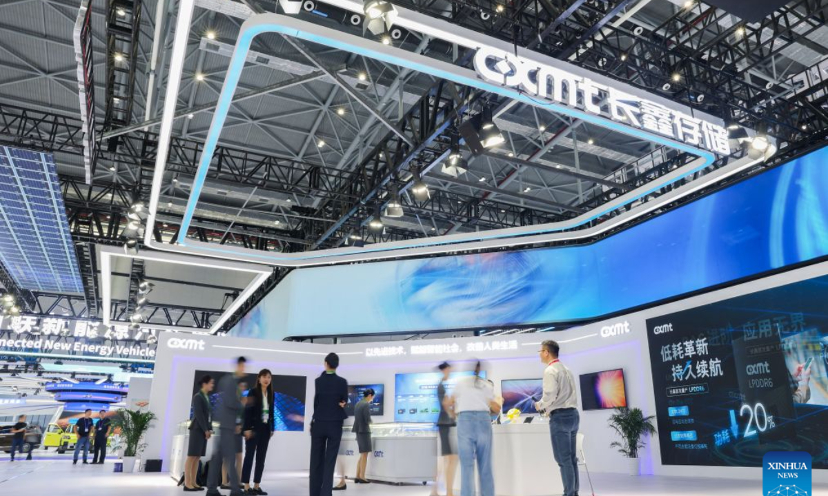 Visitors learn about all-solid-state batteries at the 2026 World Manufacturing Convention (WMC) in Hefei, east China's Anhui Province, Sept. 20, 2026. Themed Intelligent Manufacturing For a Better Future, the 2026 WMC kicked off here on Sunday. (Xinhua/Chang Nengjia)