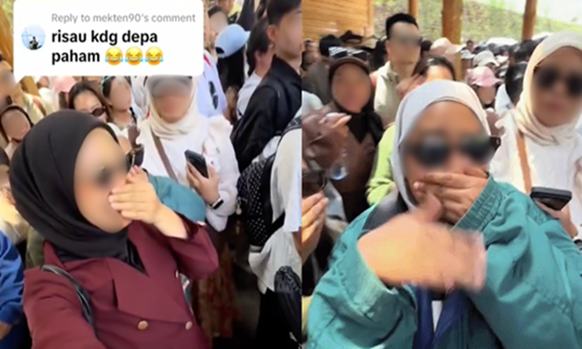 A video circulating online shows a group of Malaysian tourists were seen mocking locals in China, prompting widespread backlash online. Photo: Social media posts 