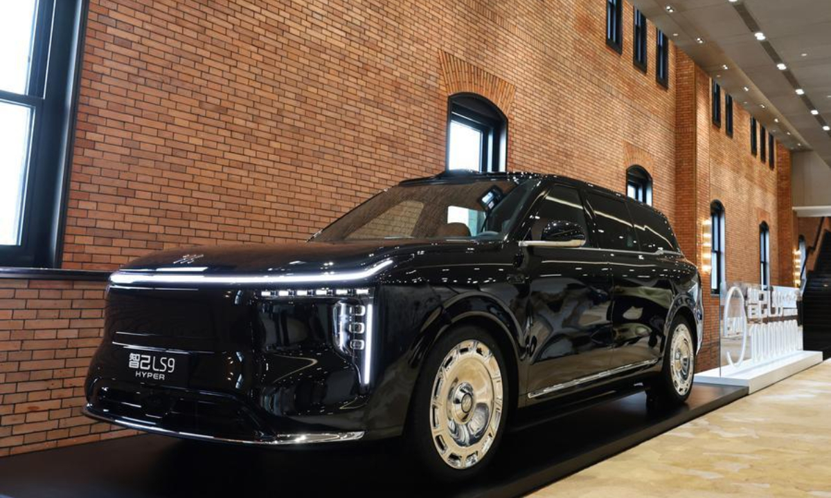 This photo taken on May 28, 2026 shows the 100 millionth vehicle delivered by SAIC Motor in east China's Shanghai. (Xinhua/Fang Zhe)