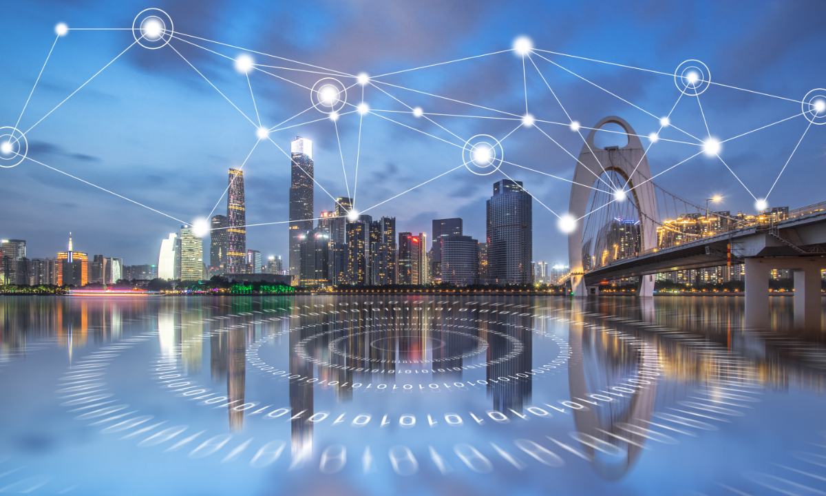 A concept photo of digital city Illustration: VCG