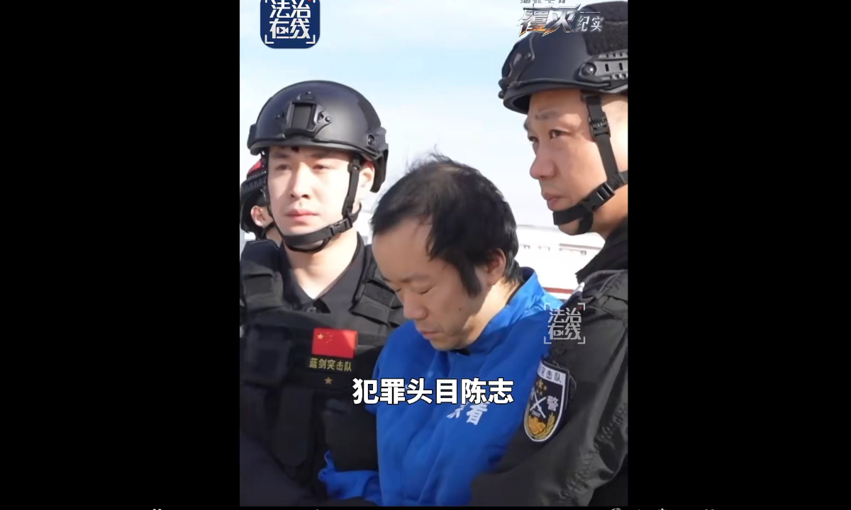 Chen Zhi Photo: Screenshot from CCTV