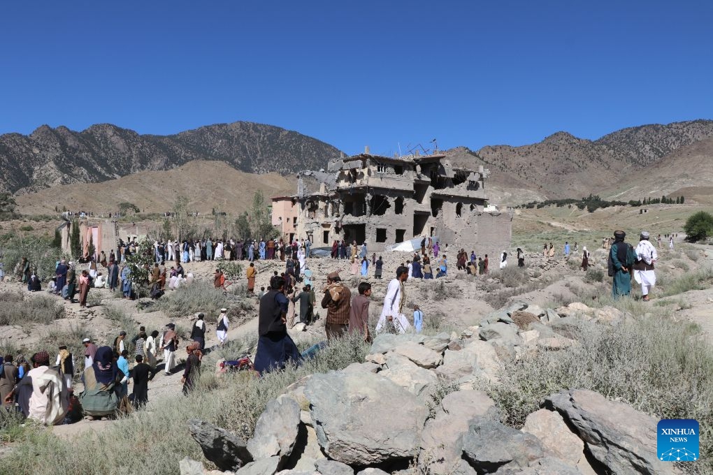 A damaged building is pictured after an airstrike in Paktia Province, Afghanistan, June 29, 2026. Afghan government officials said on Monday that Pakistani airstrikes in eastern Afghanistan killed at least 36 people and injured 163 others. Hamdullah Fitrat, deputy spokesperson for the Afghan government, posted on the social media platform X that the strikes occurred on Sunday night in the provinces of Paktia, Paktika and Kunar, all of which share a border with Pakistan. (Photo: Xinhua)