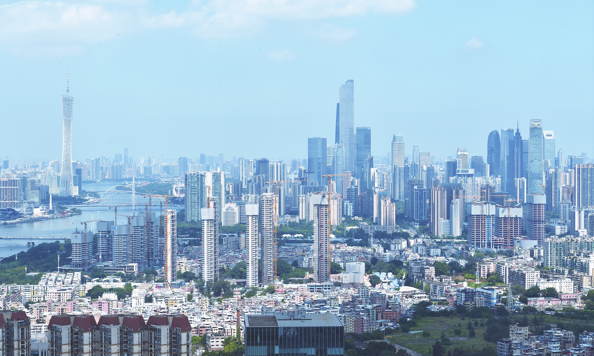 A view of Guangzhou, South China's Guangdong Province on June 11, 2026 Photo: VCG