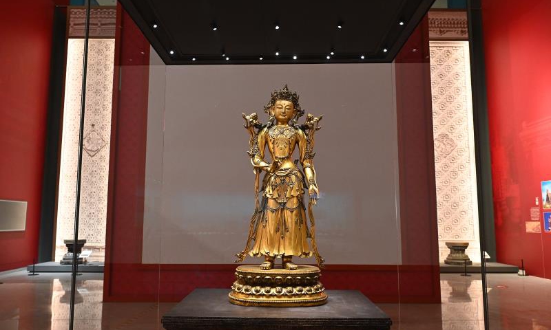 The Guanyin statue on display at the China Traditional Culture Museum (CTCM) in Beijing Photo: CTCM