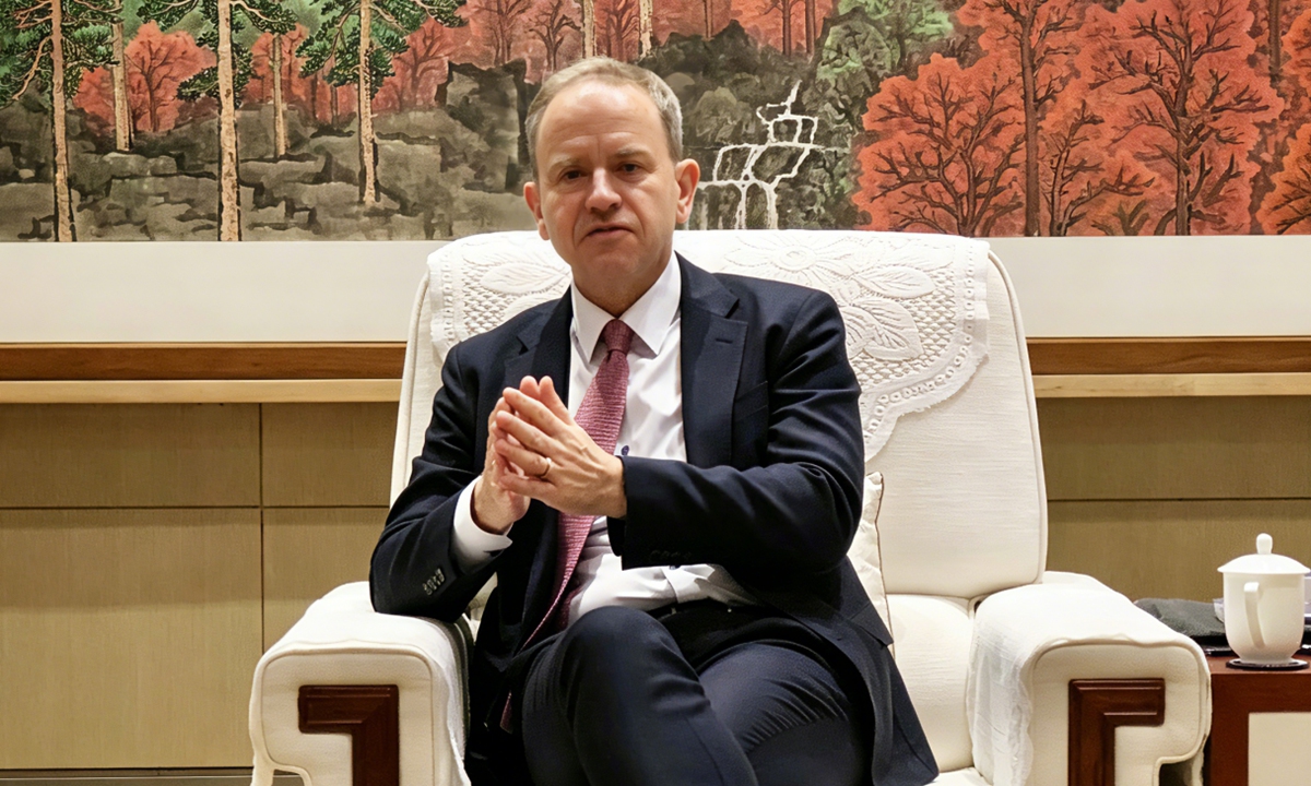 Stephen Jackson, the United Nations resident coordinator in China, during an exclusive interview with the Global Times in Beijing on July 2, 2026. Photo: Lin Xiaoyi/GT