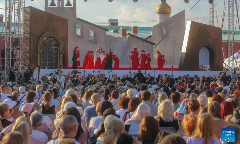 The 15th St. Petersburg International Opera for All Festival opens at the Peter and Paul Fortress in St. Petersburg, Russia, July 12, 2026.
