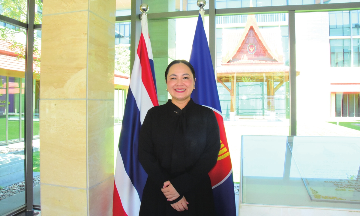 Ajaree Wongwan, counselor of the Royal Thai Embassy in China