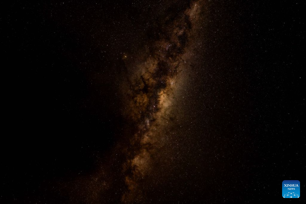 This photo taken on July 17, 2026 shows the Milky Way seen on the outskirts of Canberra, Australia. (Photo by Chu Chen/Xinhua)